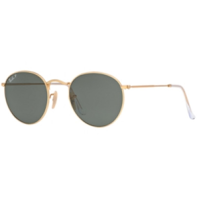 Ray-Ban Polarized Sunglasses, RB3447 Round Metal