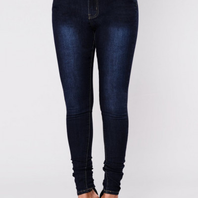 Fort Worth High Rise Skinny Jean - Dark Blue