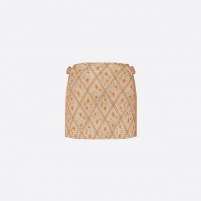 Hibiscus Cage Miniskirt