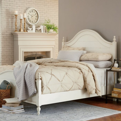 White Reeves Standard Bed