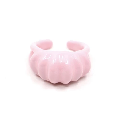 Croissant Ring, Baby Pink
