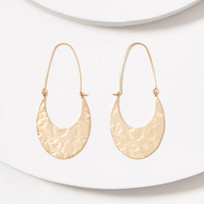 LOFT Metallic Hoop Earrings