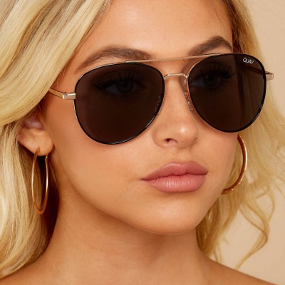 Single Black Smoke Sunglasses