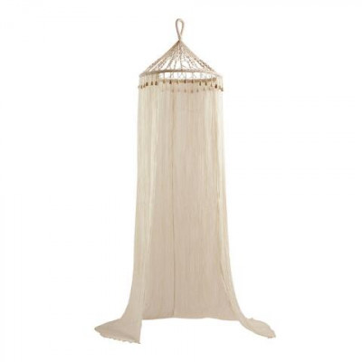 Boho Sheer Cotton Macrame Canopy
