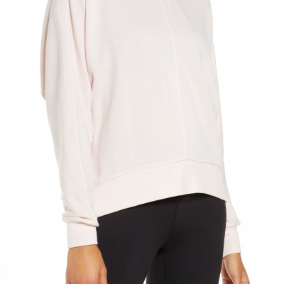 Womens Zella Carey Crew High/low Sweatshirt