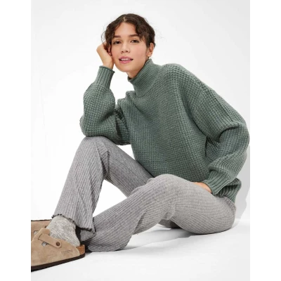 Mock Neck Oversized Sweater