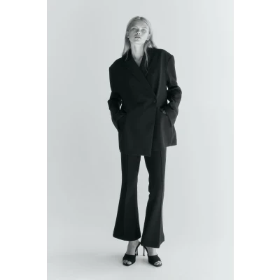 Flared-hem Pants