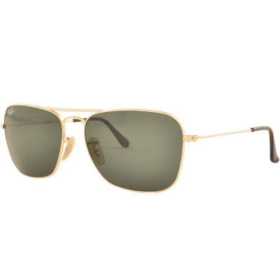 Ray Ban 3136 Caravan Sunglasses Gold