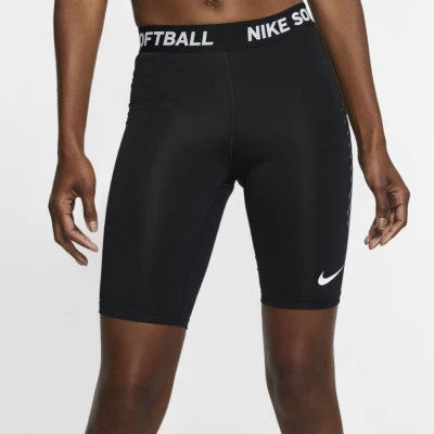 Nike Dri-FIT Womens Slider Softball Shorts (Team Black)
