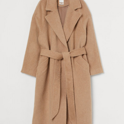 H & M - Wool-blend Coat - Beige