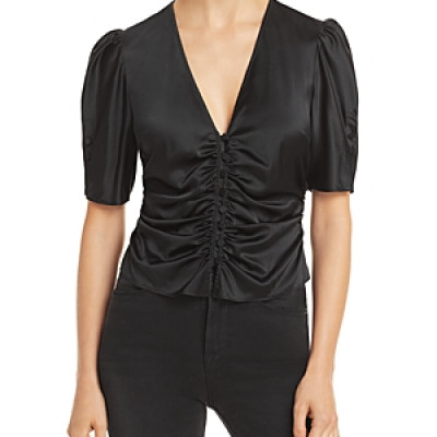 Frame Camile Ruched Top