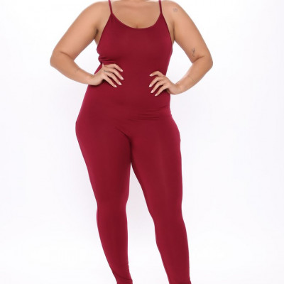 Nova Season Jumpsuit - Burgundy