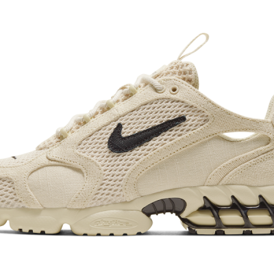 Nike Air Zoom Spiridon Caged Stussy - Fossil Shoes - Size