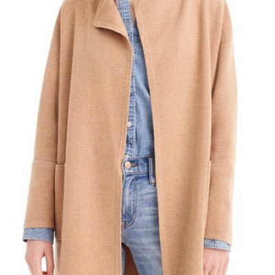 Womens J.crew Juliette Collarless Sweater Blazer