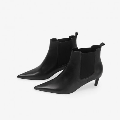 Stevie Boots - Black Leather
