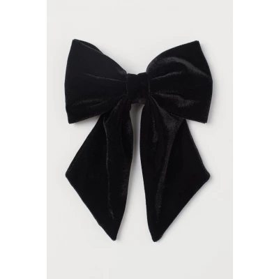 H & M - Bow-detail Hair Clip - Black