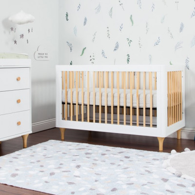 3-in-1 Convertible Crib with Toddler Bed Conversion Kit