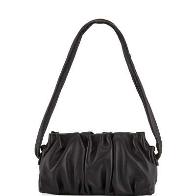 Vague East/West Pleated Shoulder Bag