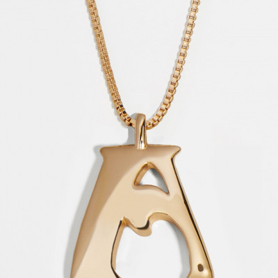 Angela Initial Pendant Necklace