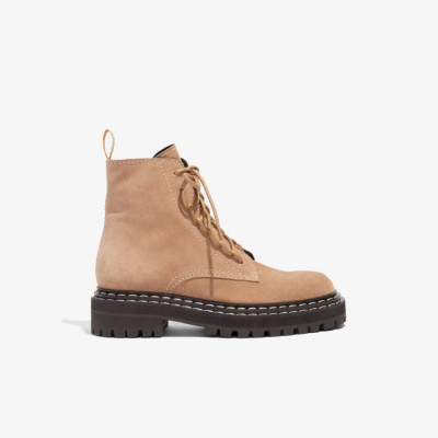 Suede Lace Up Ankle Boots