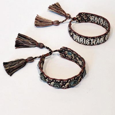 Womens JAdior Oblique Bracelet Set in Burgundy