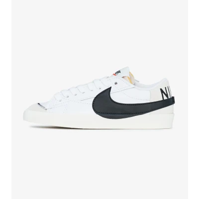 Nike Blazer Low 77 Jumbo Shoes in White/Black/Sail Size 8 | Synthetic | Jimmy Jazz